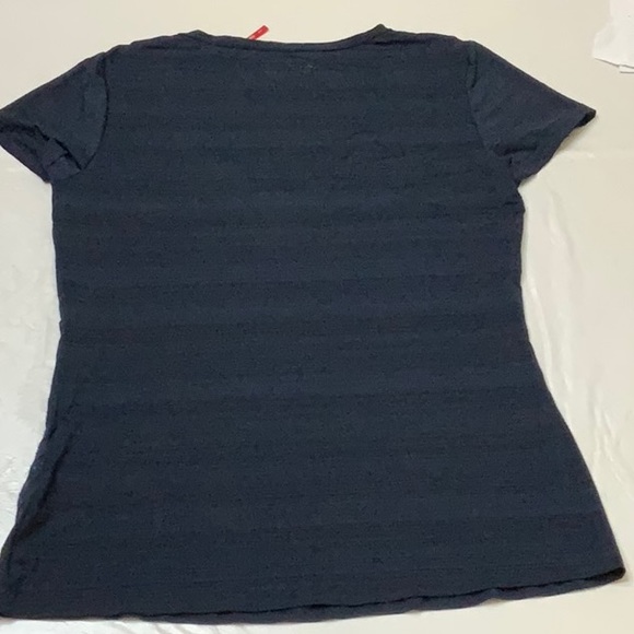 Alp-n-Rock Embroidered tee shadow stripe - Navy - Picture 6 of 13